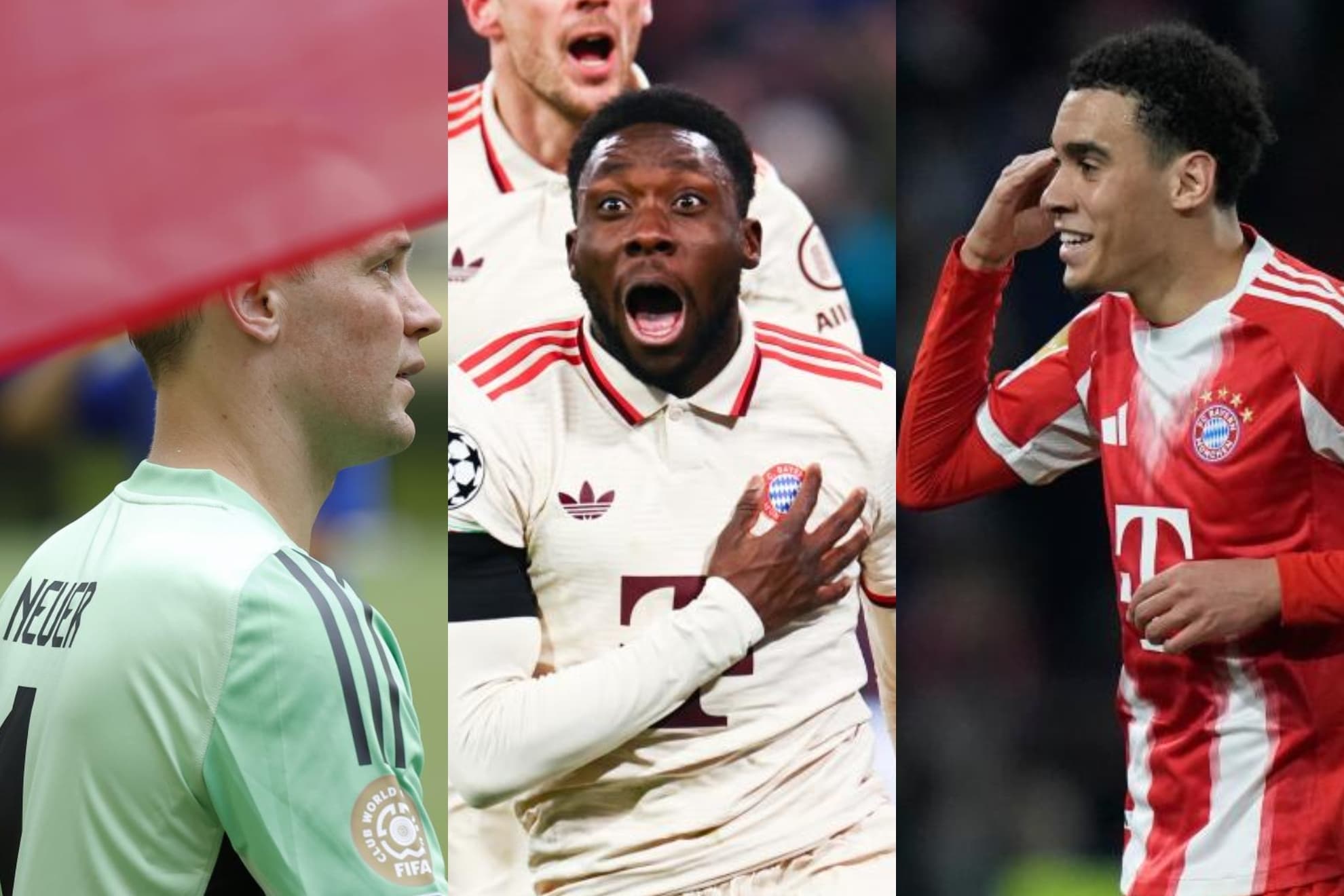 Neuer, Musiala y Davies se preparan para enfrentar al Real Madrid en Champions